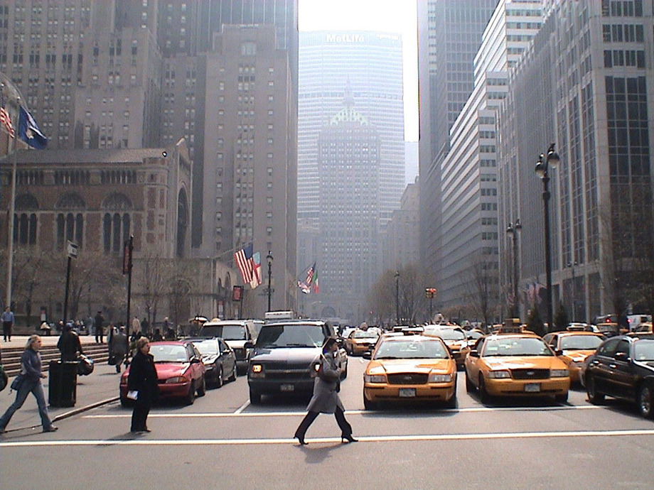 Large new york park avenue